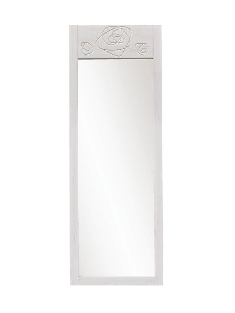 Samostojeće ogledalo Hanah Home Roses, 55x155x2 cm, bijela