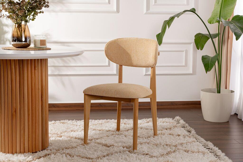 Hanah Home Set trpezarijskih stolica Lionte , 2 komada,  Krem