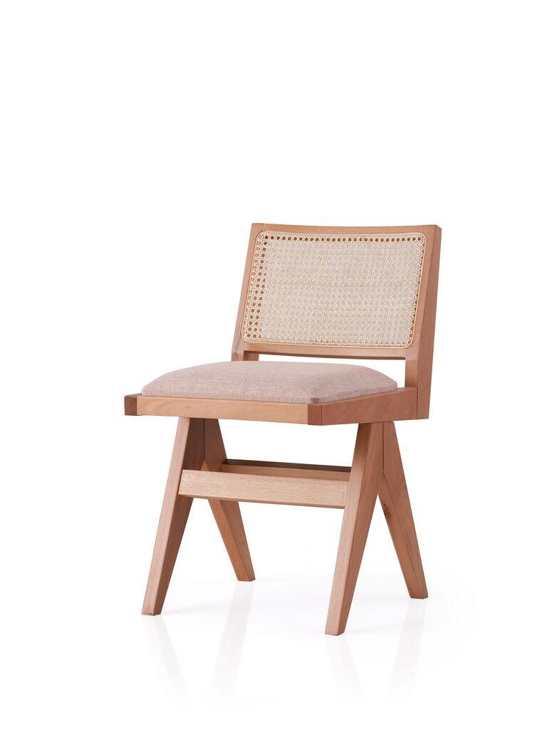 Hanah Home Trpezarijska stolica Oblik 4301, 45x77x59,5 cm, Bež