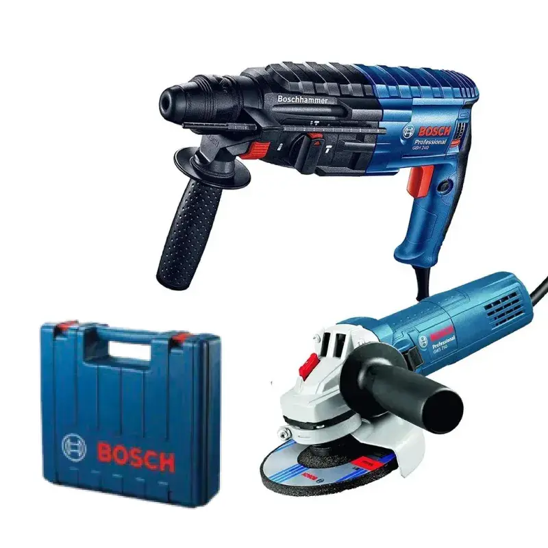 Bosch GBH 240 + GWS 750-115 SET
