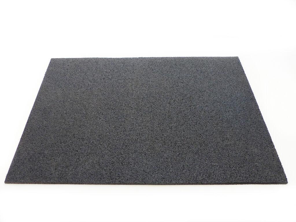 Gumena podloga, 100 x 100 x 1 cm, crne boje