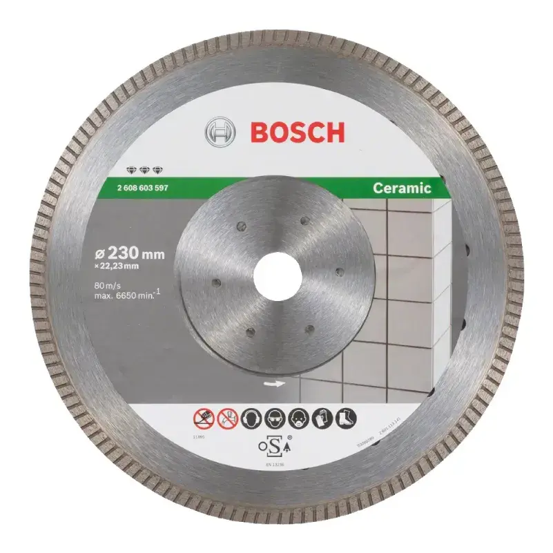 Bosch Ploča rezna dijamantna, 230x22,2, Keramika