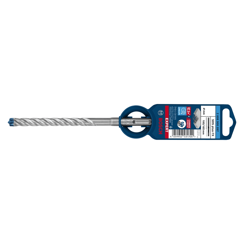 Bosch Borer za beton, 7X, SDS-PLUS, 12x100, 165 mm