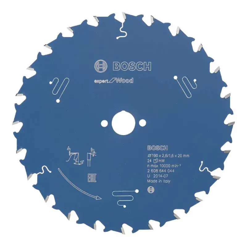 Bosch List kružne pile 24Z Expert for Wood, 190x20x2.6/1.6mm