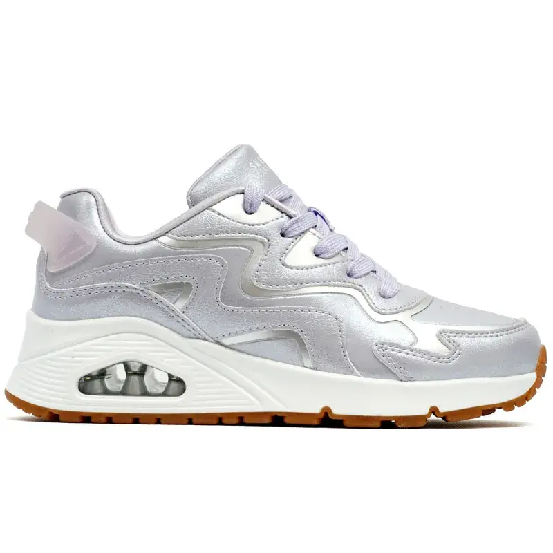 Skechers Uno Gen1 patike za djevojčice, srebrne