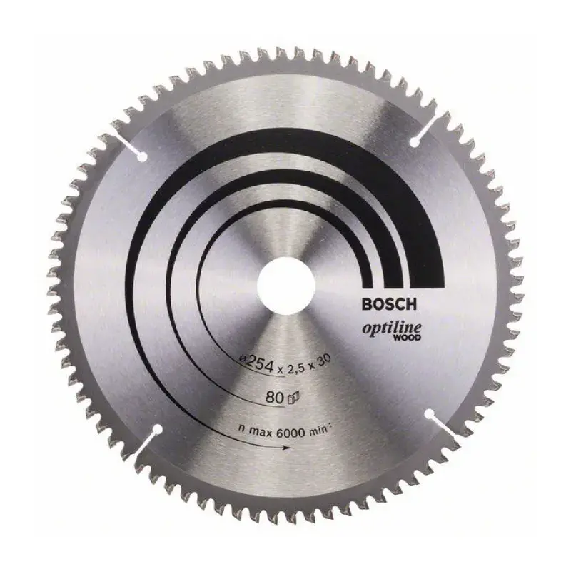 Bosch List kružne pile 2608640437 80Z OW, 254x2.5/1.8x30mm