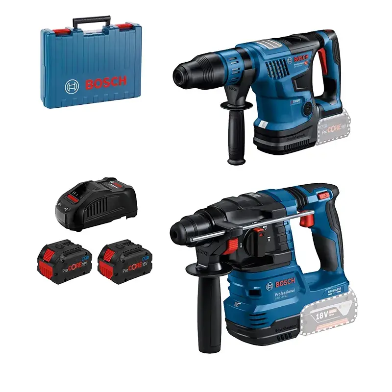 Bosch GBH 18V-22 + GBH 18V-36C + 2xProCore 8Ah + GAL 1880CV