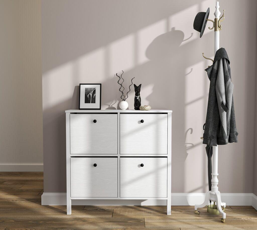 Hanah Home Stalak za cipele FRN-20048, 101x100x28,5 cm, Bijela