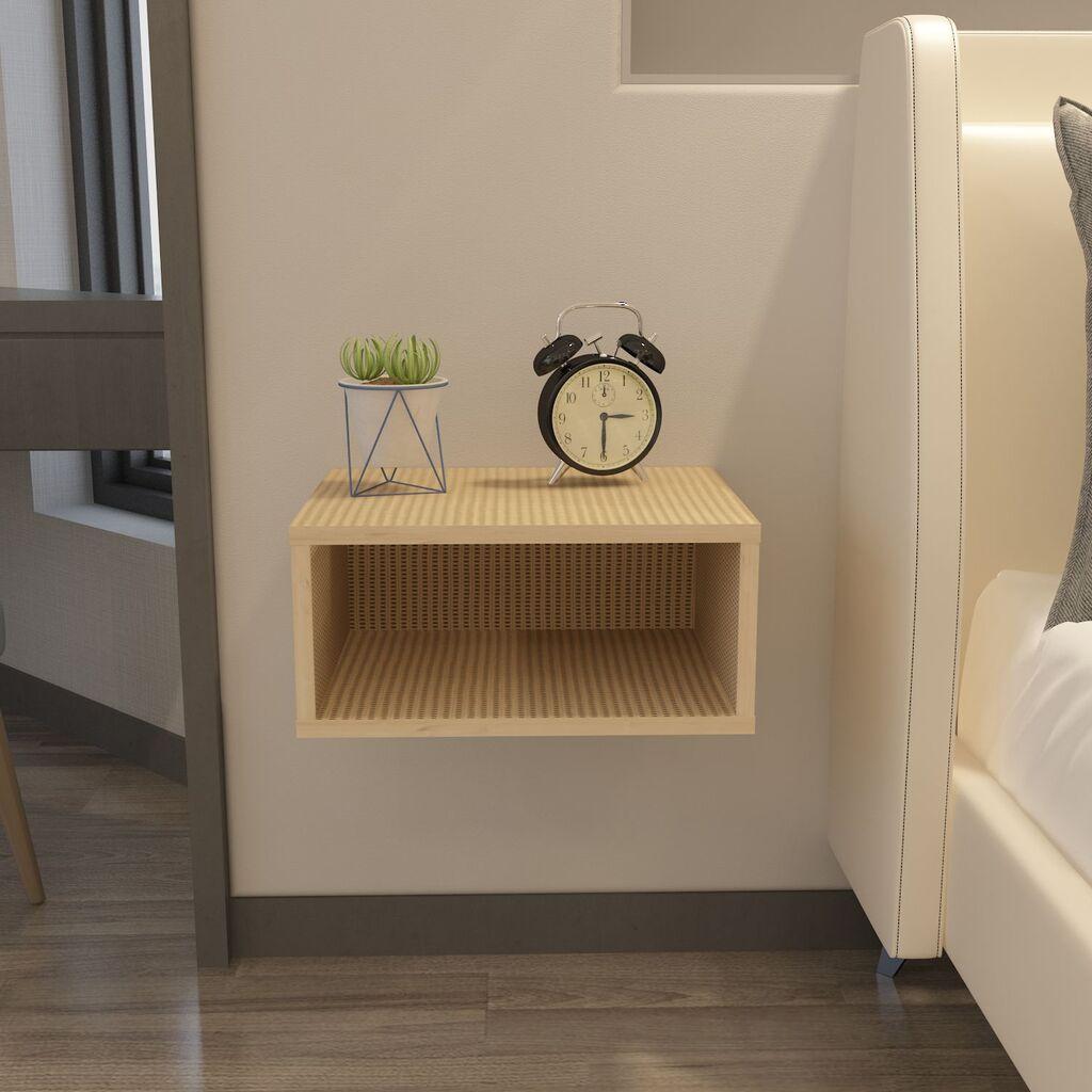 Hanah Home Dora noćni ormarić, 45x21.1x35 cm, Smeđa