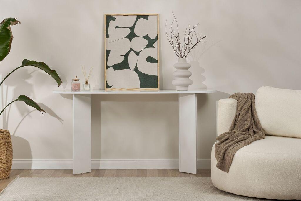 Nordure Konzola Sira, 75x35x150 cm, Bijela