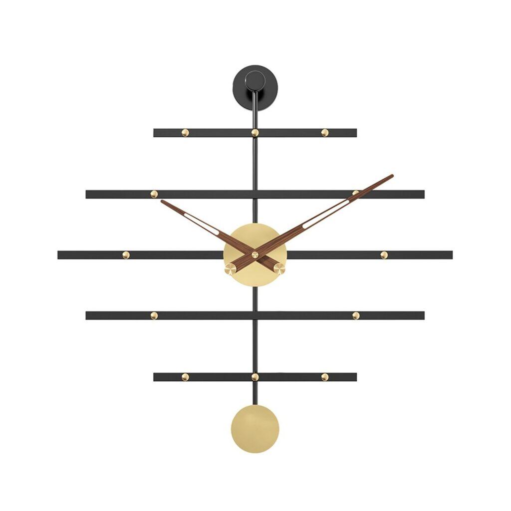 GIGA Ascent dekorativni zidni sat 58 cm crni