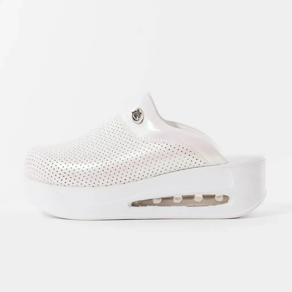 Dr Mitra, Air Max klompe, Metalic, Bijele