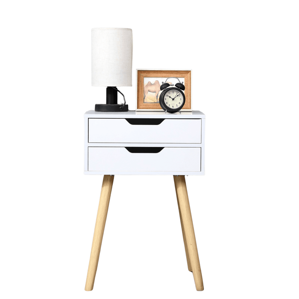 Giga Noćni ormarić Dusk, Bijela