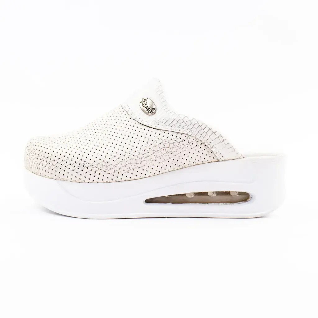 Dr Mitra Air Max klompe, Šampanjac Bijela