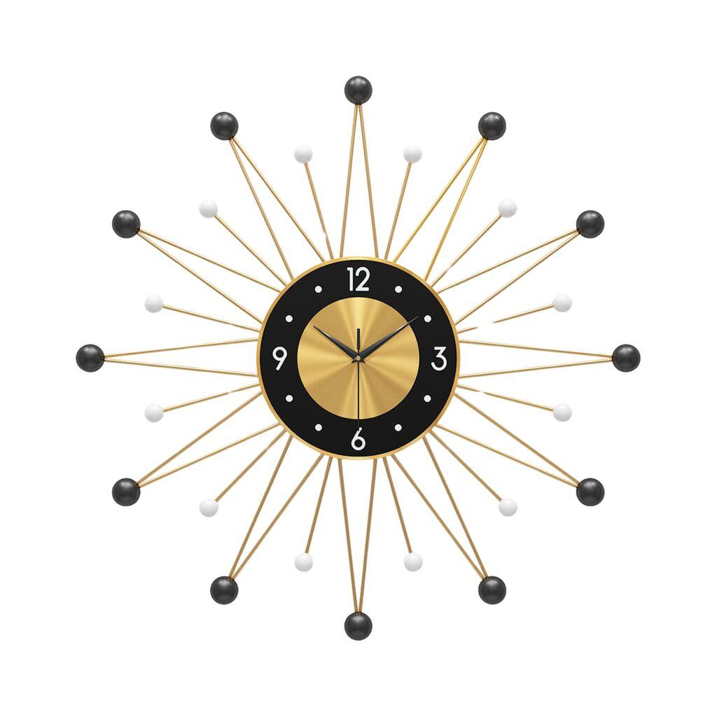 GIGA Quanta dekorativni zidni sat 56 cm crni
