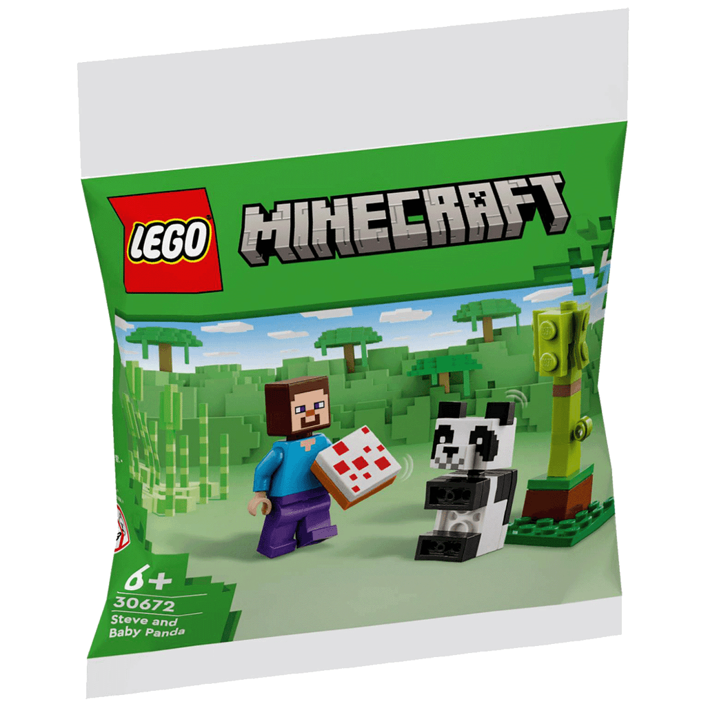 Lego Steve i beba panda, LEGO Polybag