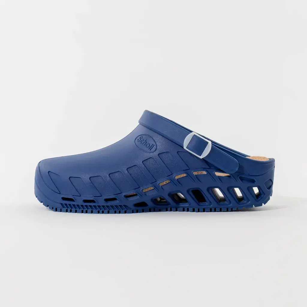 Scholl Unisex klompe, Evo, Teget