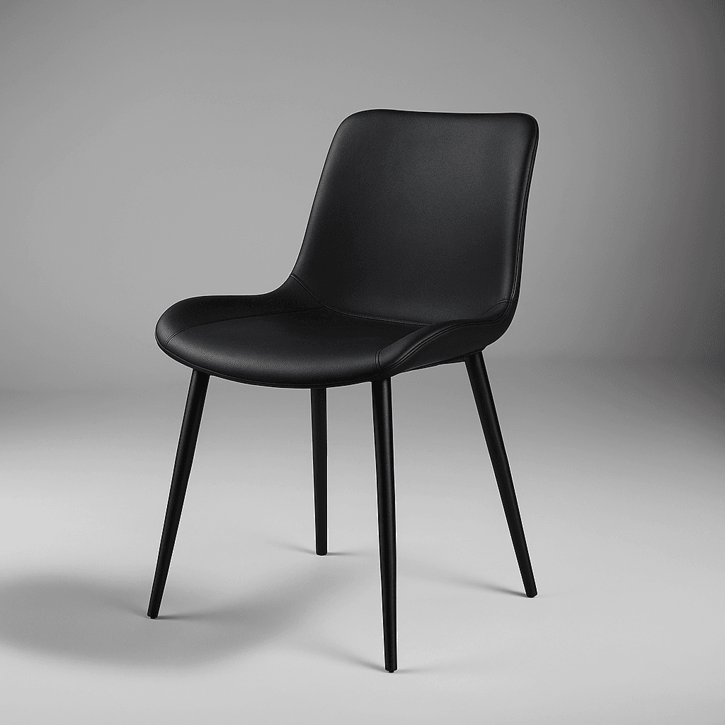 Giga Trpezarijska stolica Mercado, Crna