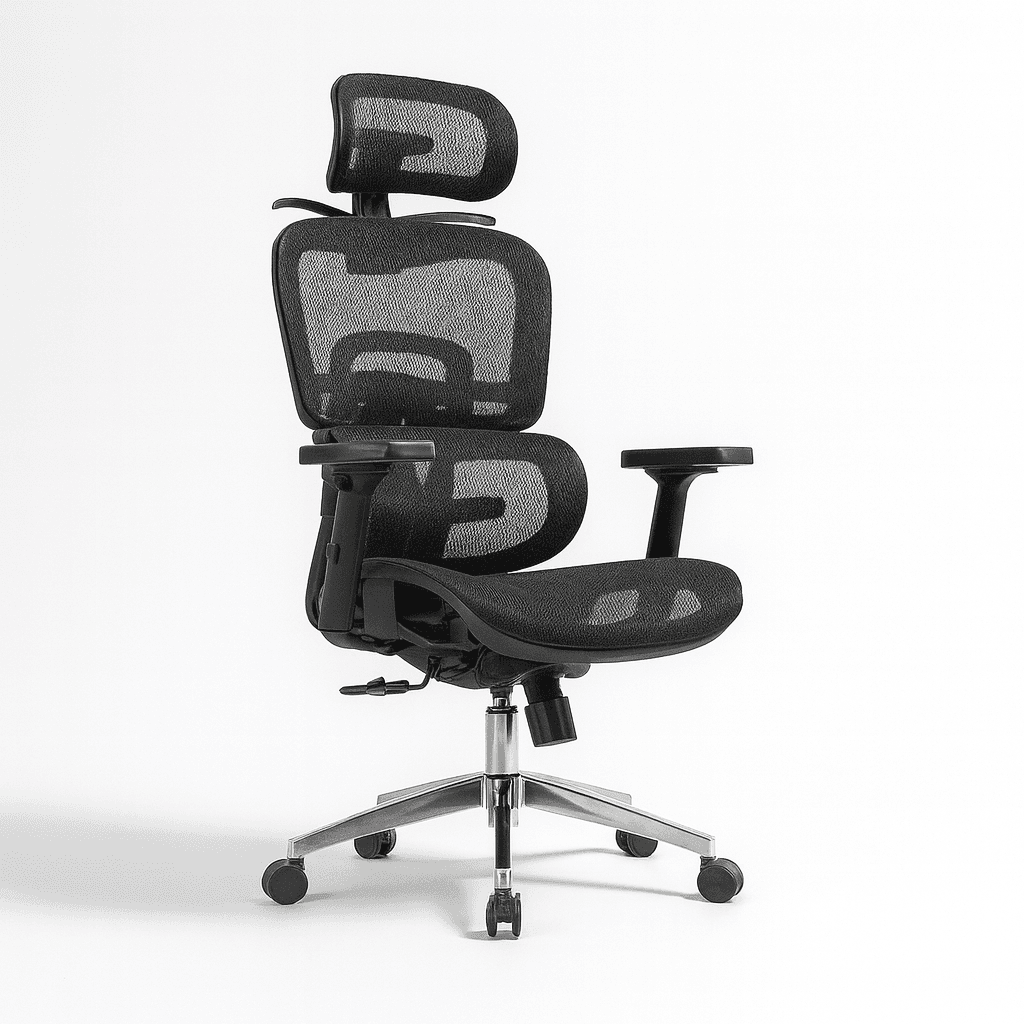 Giga Kancelarijska ergonomska stolica Ergion, Crna