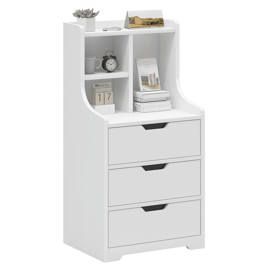 Giga.ba Noćni ormarić Horizon, Bijeli