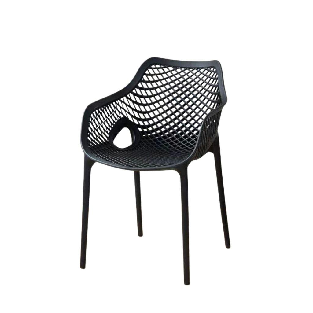 GIGA Juno baštenska vrtna stolica fh-44 crna