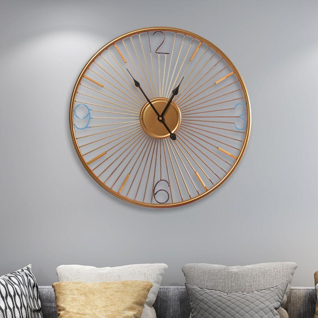 GIGA Echo dekorativni zidni sat 60 cm zlatni
