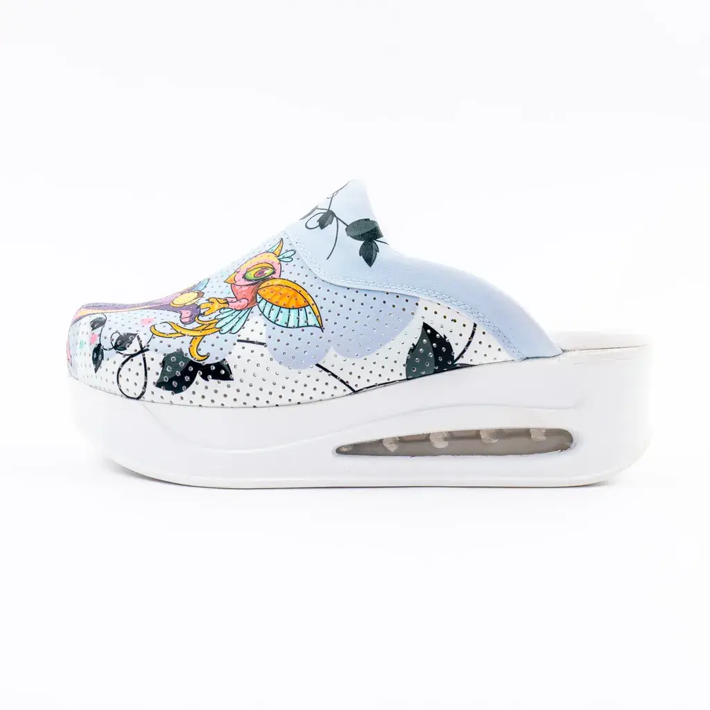 Dr Mitra Air Max klompe Birds, Bijele