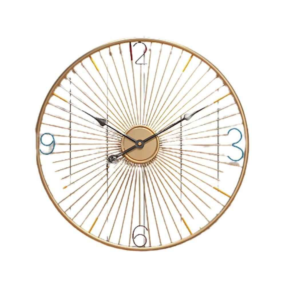 GIGA Quest dekorativni zidni sat 60 cm zlatni