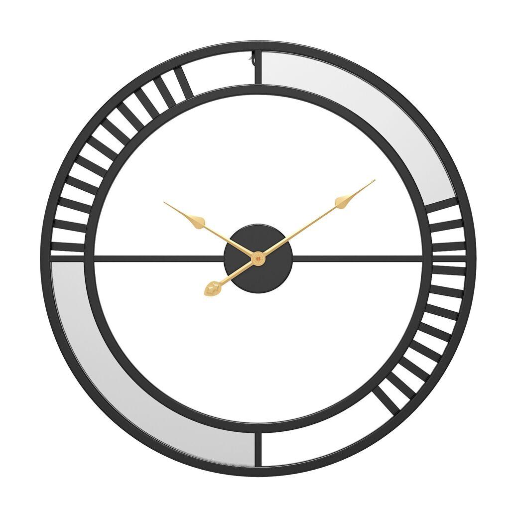 GIGA Reverie dekorativni zidni sat 50 cm crni