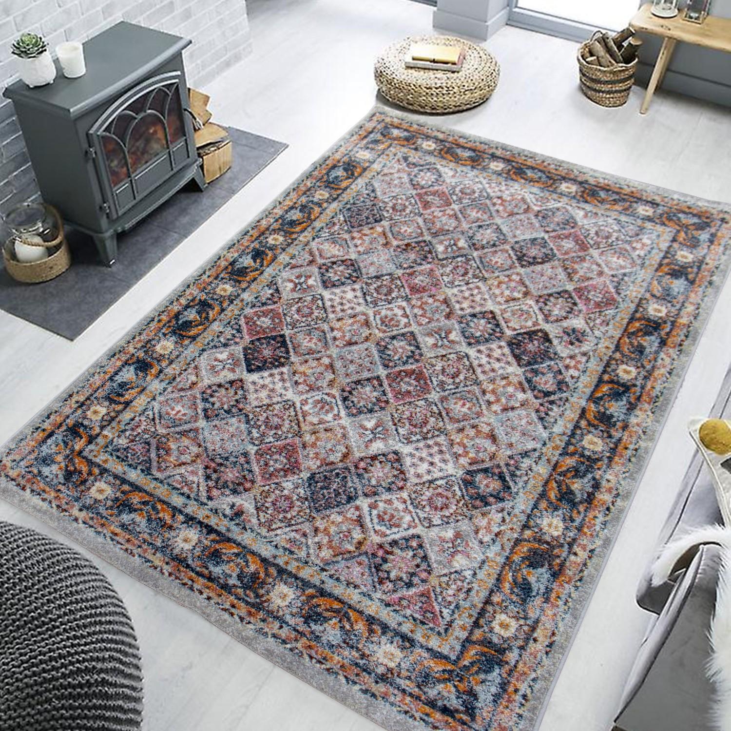 Conceptum Hypnose tepih 160x230cm krem-plava