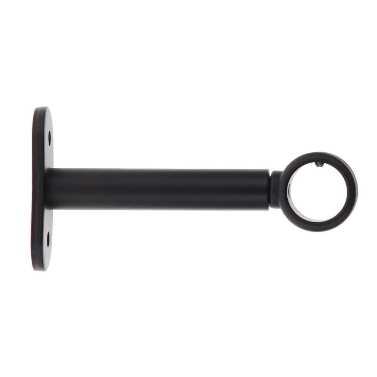 LUANCE Nosač za zavjesu 90mm 2/1 mat crna