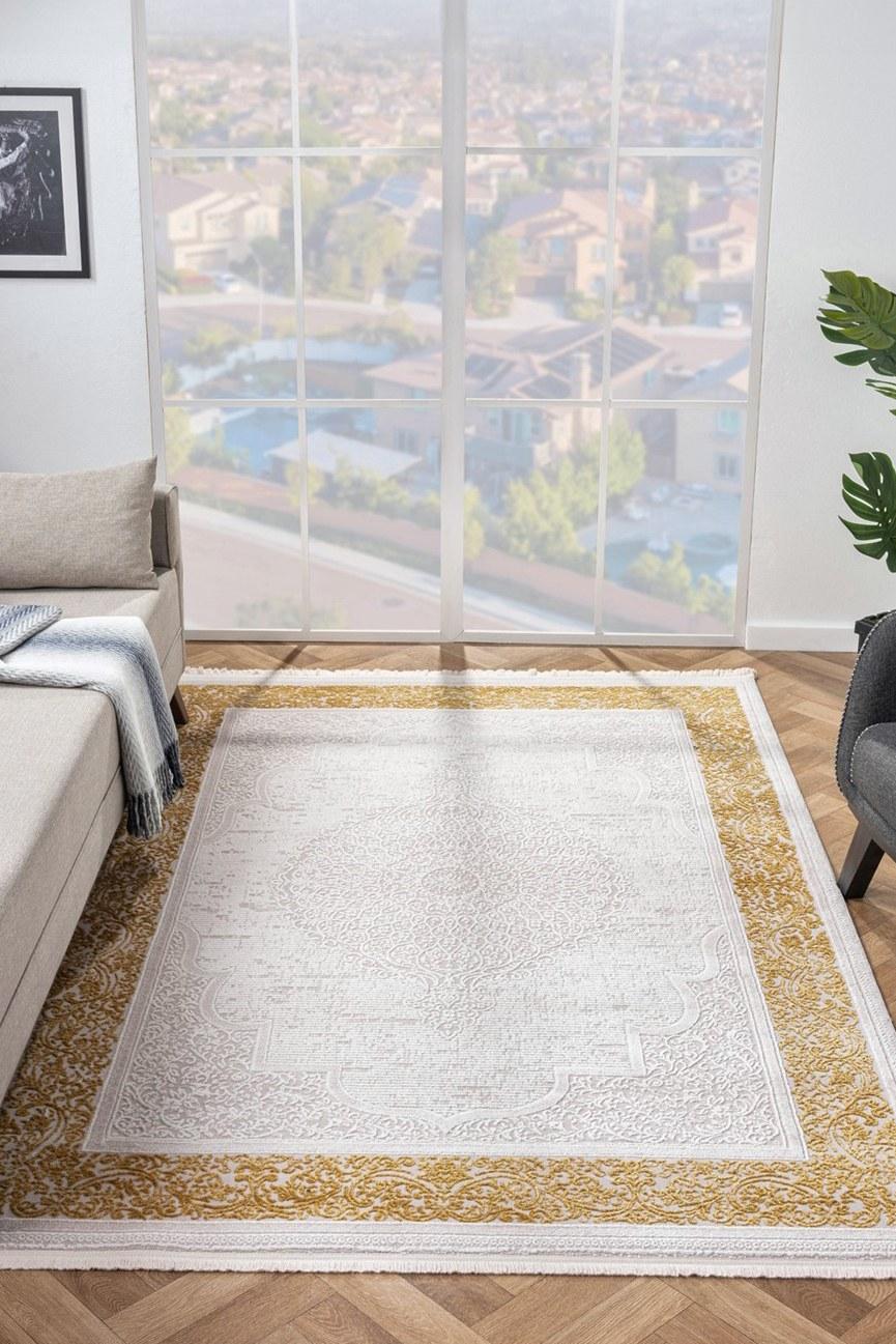 Conceptum Hypnose tepih 160x230cm bež-zlatni