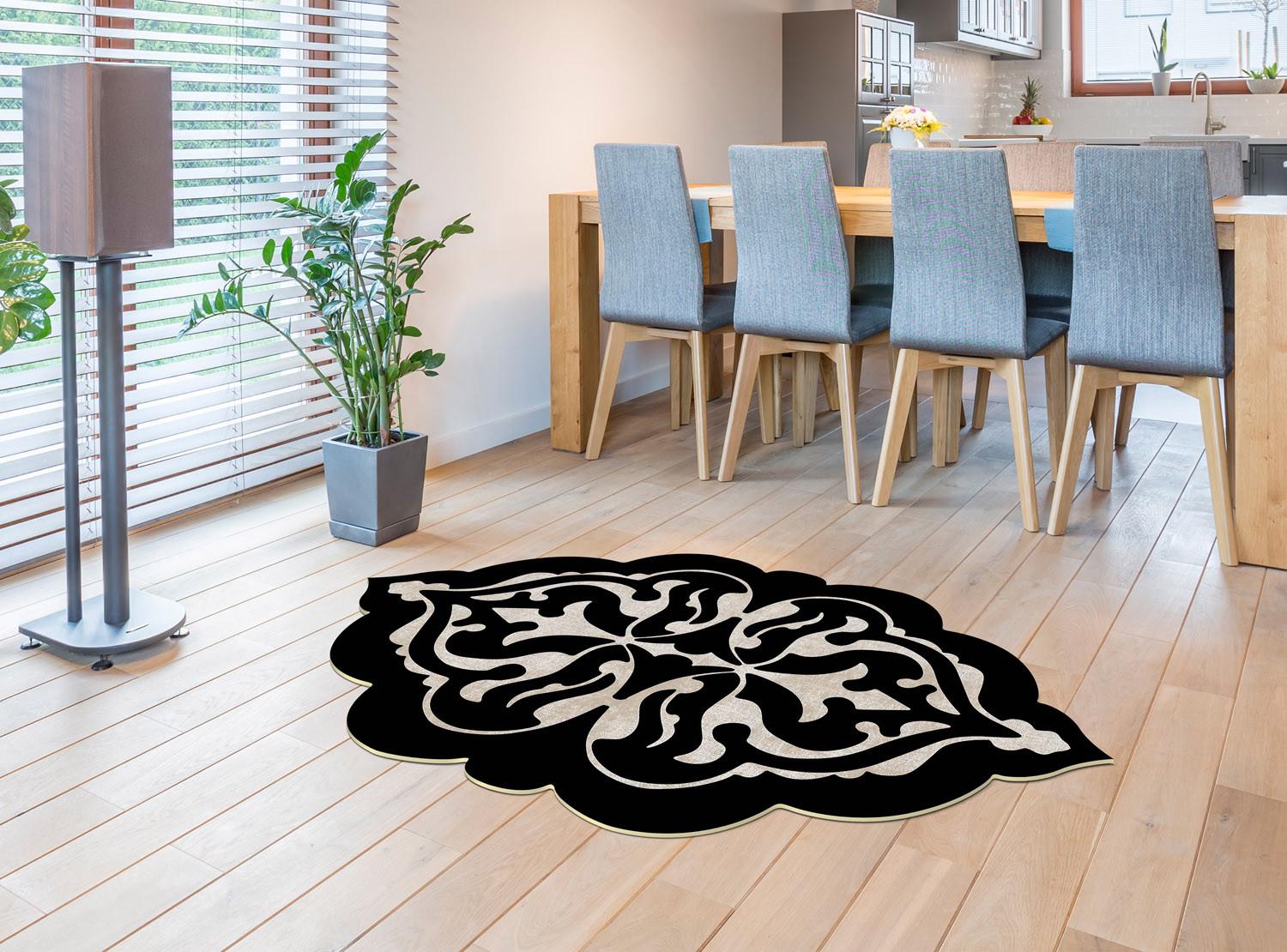 Conceptum Hypnose tepih 120x180cm crno-bijeli