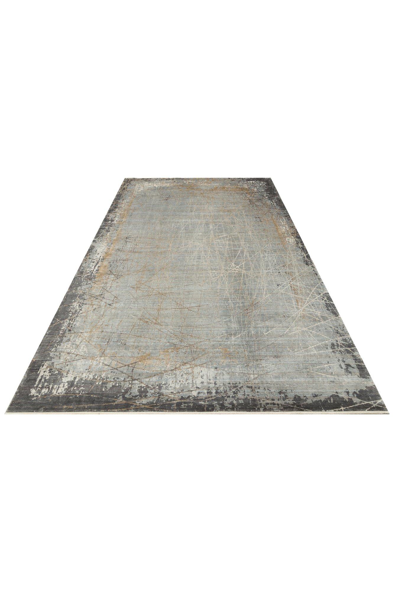 Conceptum Hypnose tepih 100x300cm sivo-zlatni