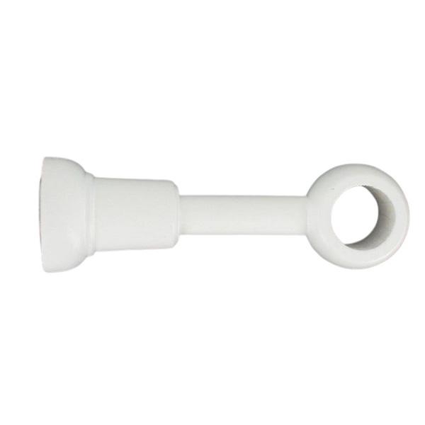 LUANCE Drveni nosač za zavjesu 1/1 Bijela