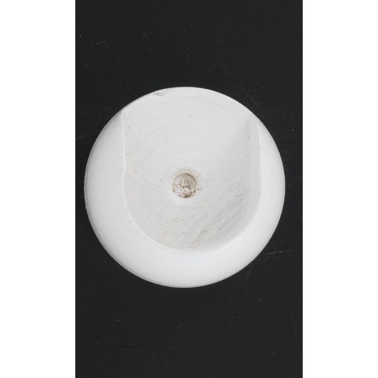 LUANCE Zidni drveni nosač 2/1 Bijeli