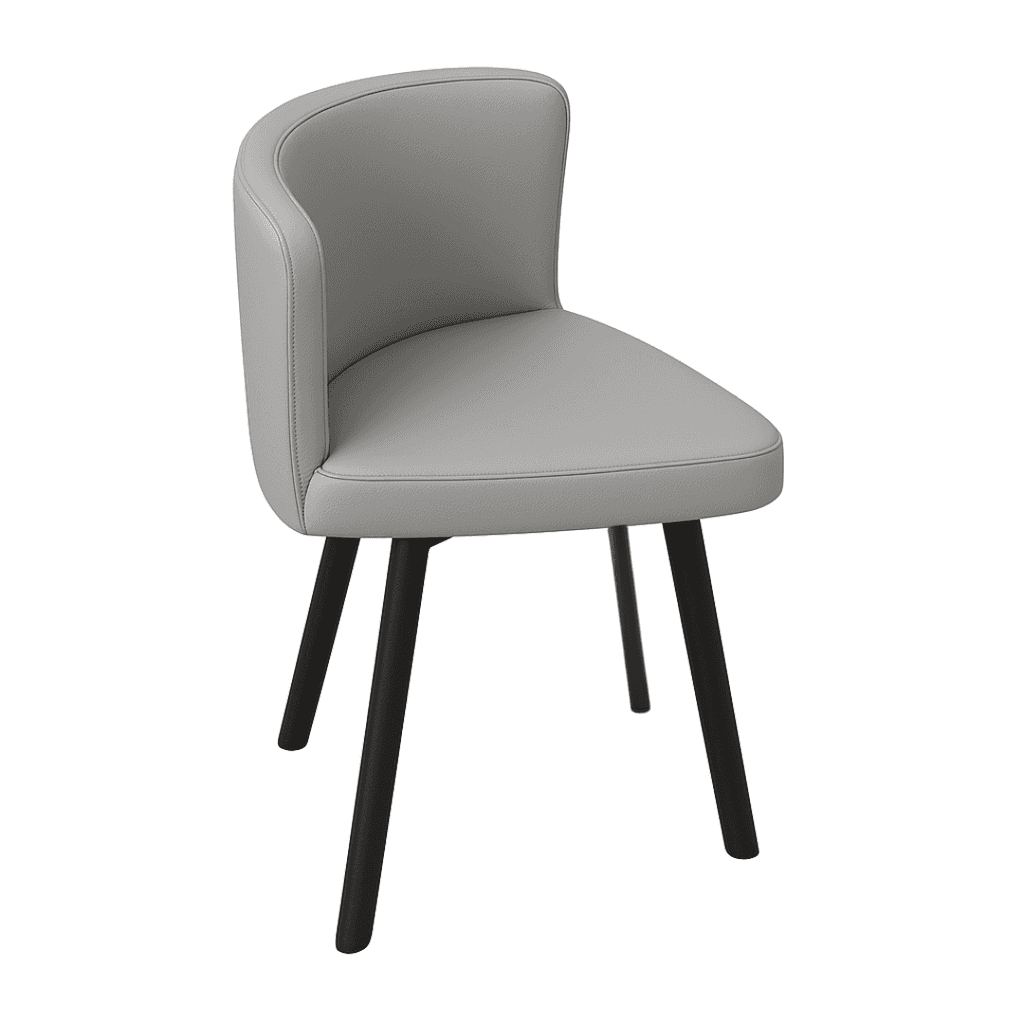 Giga Okrugla stolica Vladi Fabric, Siva