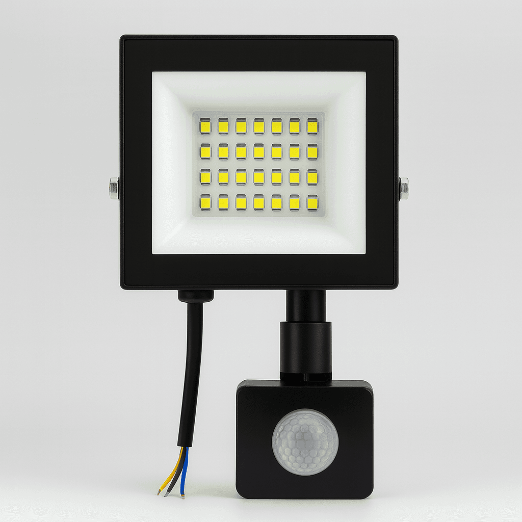 Giga Led Reflektor sa senzorom, 30W, Crni