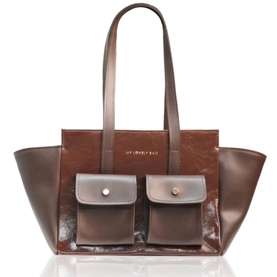 Lovely Bag Ženska torba, Iman, Smeđa