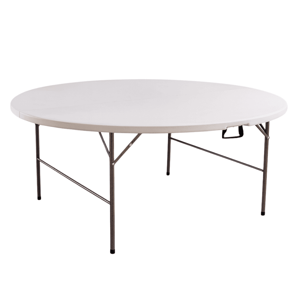 Giga Sklopivi trpezarijski stol Zentra Event, Pvc, 182cm, Bijeli