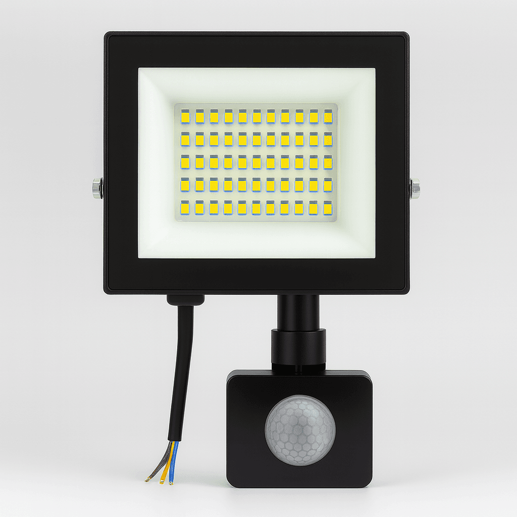 Giga Led Reflektor sa senzorom, 50W, Crni