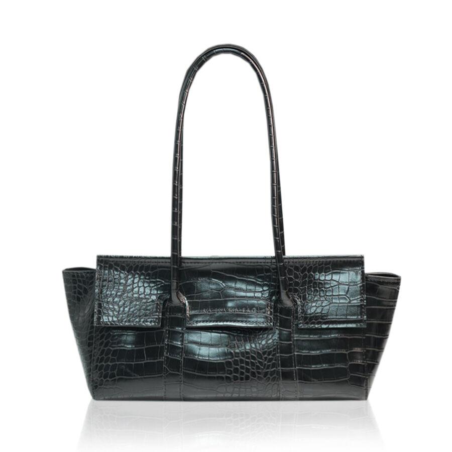 Lovely Bag Ženska torba, Rio, Kroko, Crna