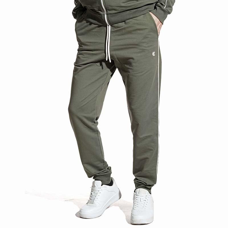 EASTBOUND donji dio muške trenerke od pet, maslinasto