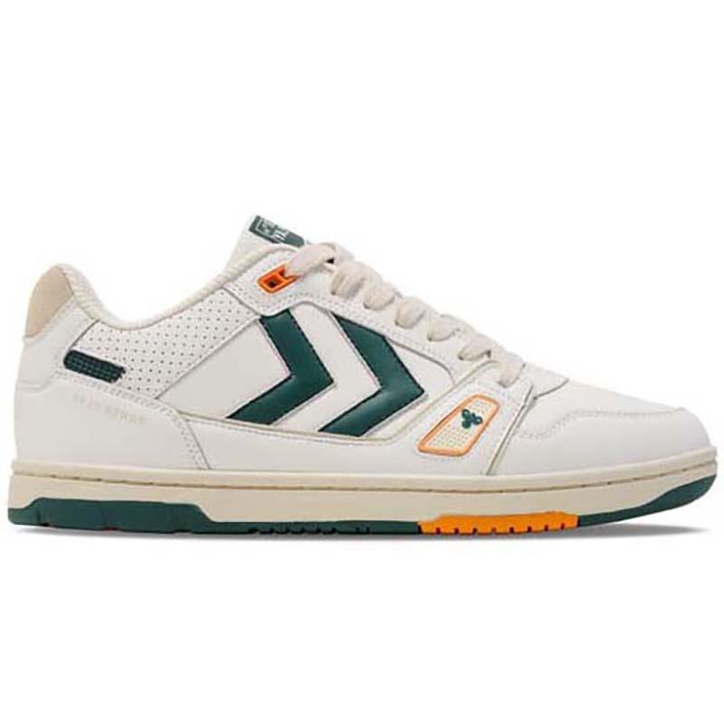 HUMMEL muške patike Power play lx-e, bijelo-zelene