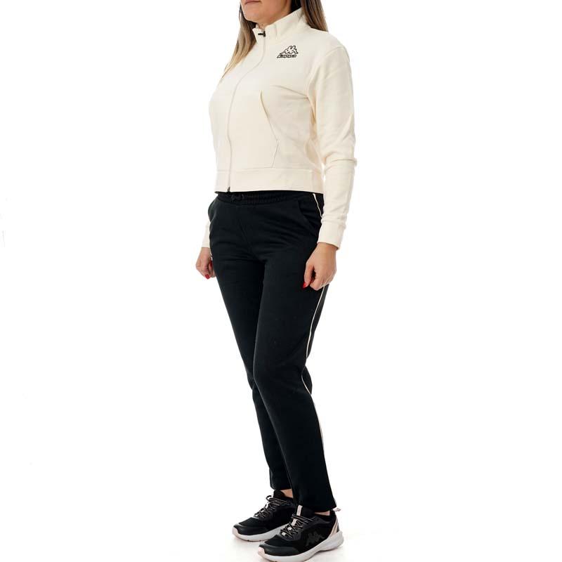 KAPPA komplet trenerke za žene Famali, crno-bijeli