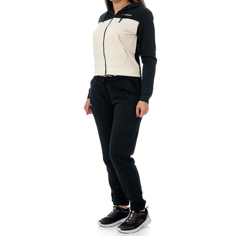 KAPPA komplet trenerke za žene Fesa, crna i bež