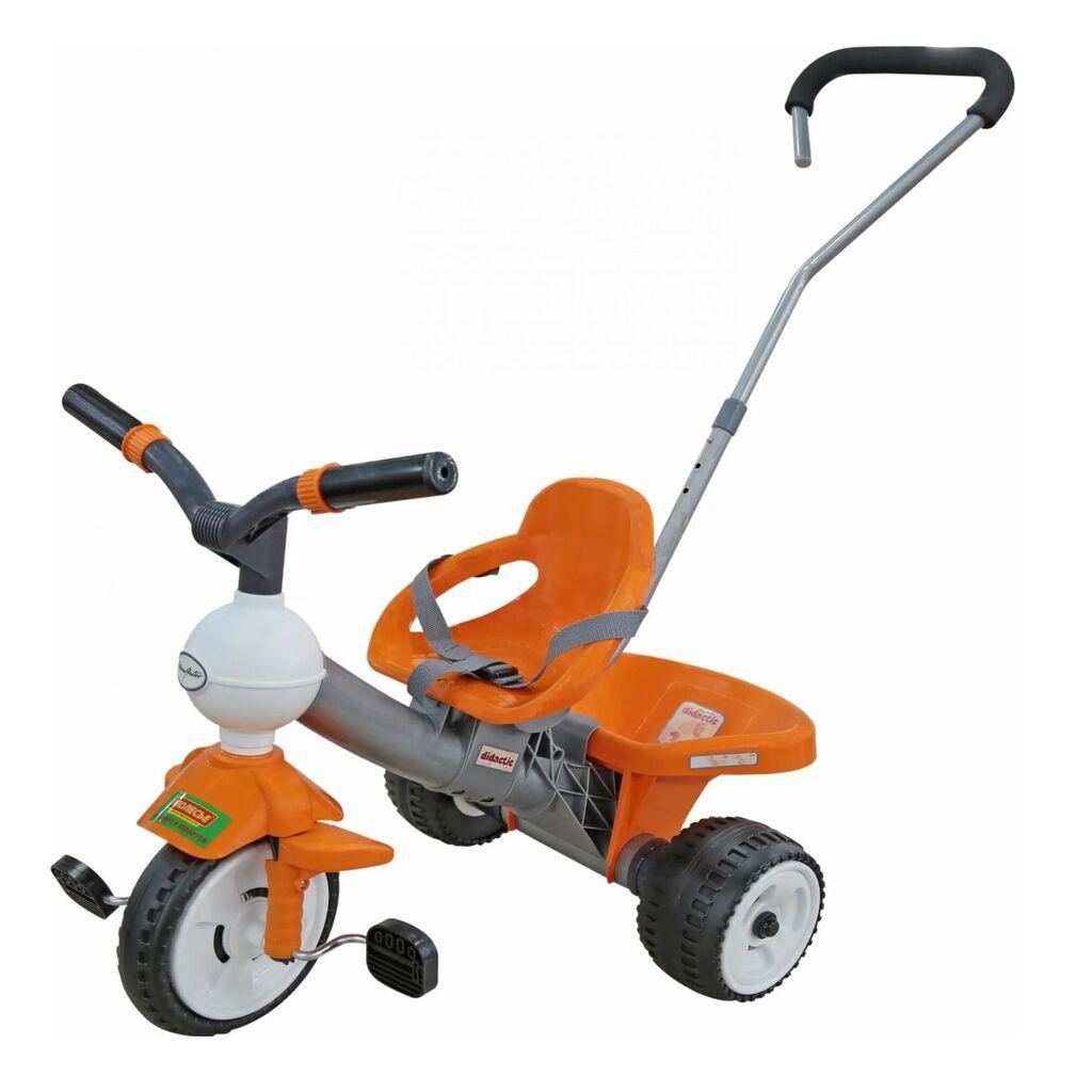 Polesie Tricikl sa ručkom, Narandžasto-sivi
