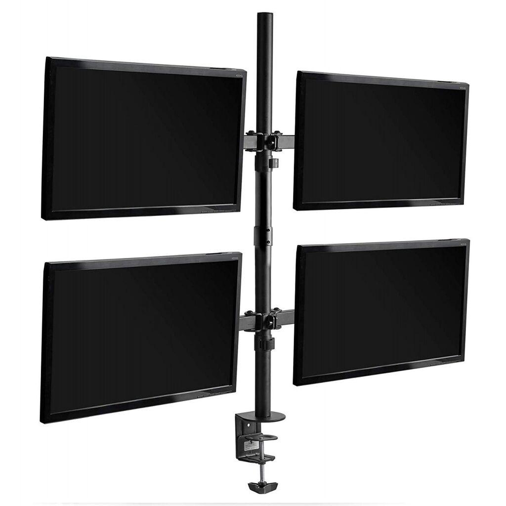 VonHaus Desktop mount za 4 monitora do 32', Crni