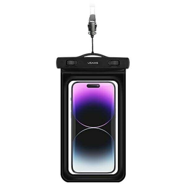 Usams Vodootporna futrola za mobitel YD011 , 7'', Crna