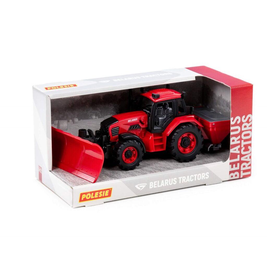 Polesie Igračka Traktor zimska služba, Crveno-crni